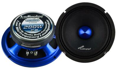 Audiopipe APMB628PM Low Mid Frequency Loudspeaker 6'' 200W  Max Each