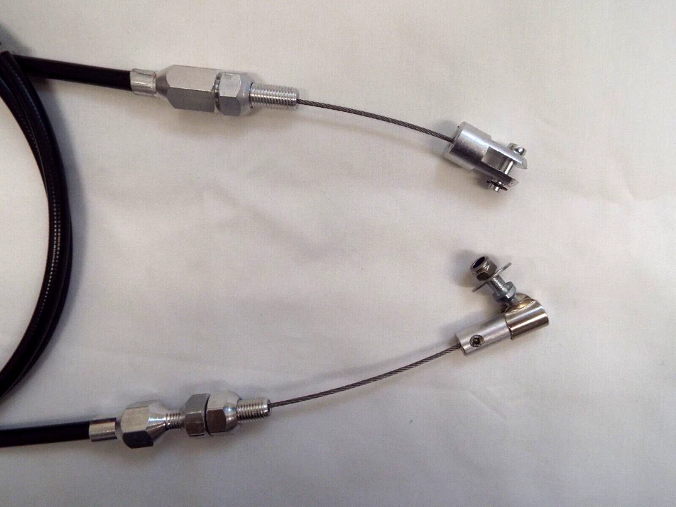 Cable acelerador universal de 5 pies de largo de repuesto de goma negra para automóvil camión 60" Foto 2 de 2