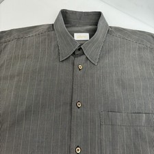 Brioni Button Up Dress Shirt Men s M Striped Long Sleeve