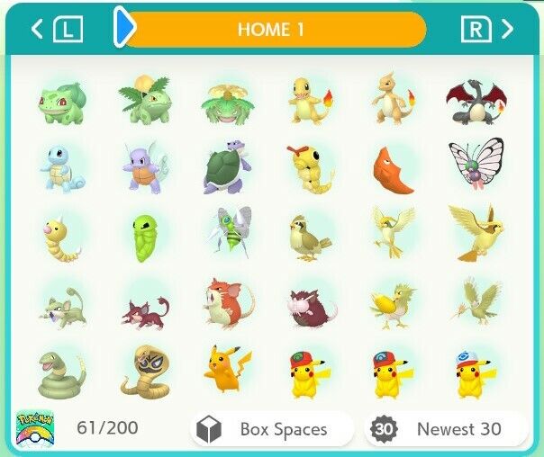 🌟Pokemon Home Full Living Dex All Forms gen 1-7 960 Pokemon