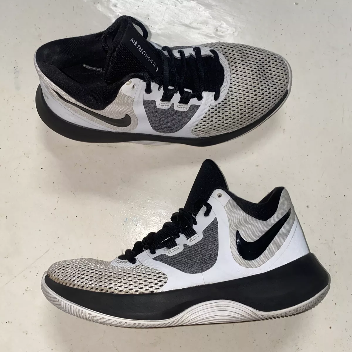 Nike air precision clearance 2 black and white