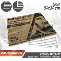 Grillgitter 54X34 Rost Grill Kamin Bbq Garten Grillrost Edelstahl V2A Ersatzrost