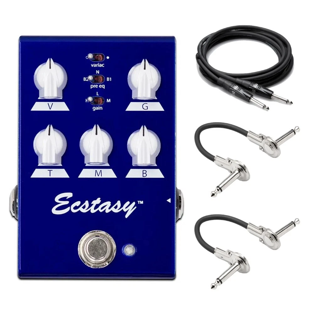 New Bogner Mini Ecstasy Blue Overdrive Guitar Effects Pedal | eBay