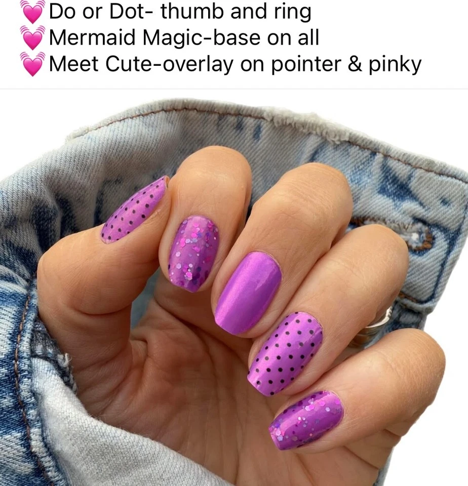 💜 COLOR STREET PURPLE SETS 100% nail polish strips wrap NIB HTF Glitter Prince - Image 3 of 4