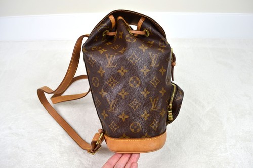 Louis Vuitton Montsouris MM Monogram Leather Backpack Bag Handbag Purse - Picture 16 of 24