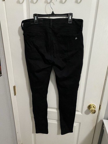 RAG & BONE Cate Mid Rise Skinny Jean Women's Size 30 (L29) Black - 第 3/5 張圖片