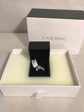 LaJerrio White Sapphire Cubic Zirconia Solitaire Ring Size 6. Brand New In Box.