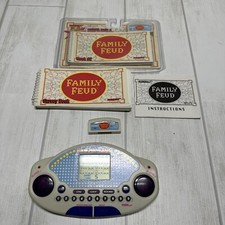 Family Feud Handheld Game Tiger Electronics 1997 with 2 books cartridges 1 new