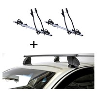 2X FahrradträGer Sagittar+DachträGer K1M FüR FüR FüR Seat Ibiza Iv 5TüRer 08-17