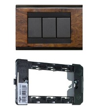  Bticino Living Classica Placca più Supporto 3 posti RADICA compatibili