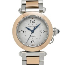 CARTIER Pasha de Cartier W2PA0008 Unisex Silver Stainless Steel Automatic #W1193 2