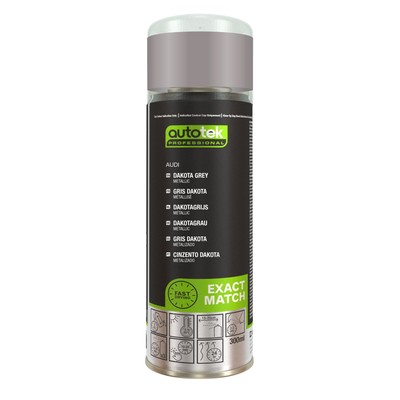 Autotek schnelltrocknender hochdeckender Aerosol-Sprühlack Audi Dakota grau 300 ml