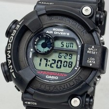 Excellent condition G SHOCK DW 8200Z Frogman Black Titanium Diving Frog O7