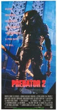 PREDATOR 2 MOVIE POSTER Original  Australian Daybill Size 13x26 Folded 1990 Film