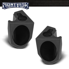 Fit For 1976-1995 Jeep Wrangler YJ CJ-7 Speaker Sound Wedges Black