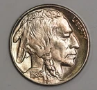 1936-S  Buffalo Nickel, Radiant, Beautiful specimen. Brilliant Uncirculated