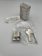 Smith & Locke 40mm EURO Single Cylinder Lock - 5 Pin Nickel Fire Door Key Barrel