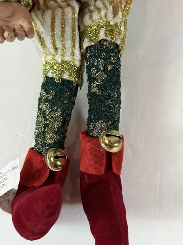 Robert Stanley For Hobby Lobby Posable Christmas Elf Decoration Large 23in EUC - Picture 5 of 12
