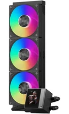 PCCOOLER CPS DC360 Pro ARGB AIO CPU Liquid Cooler 360mm 2.4 Inch IPS Display