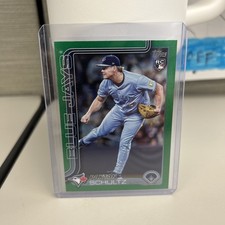 2025 Topps update Paxton Schultz green /99 RC - BLUE JAYS