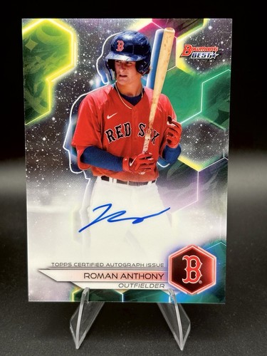 Roman Anthony #B23-RAY 2023 Bowman's Best of Autographs card