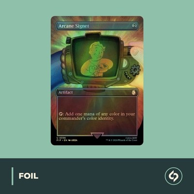 MTG | Arcane Signet | FALLOUT | NM | EN | SHOWCASE | FOIL | MAGIC