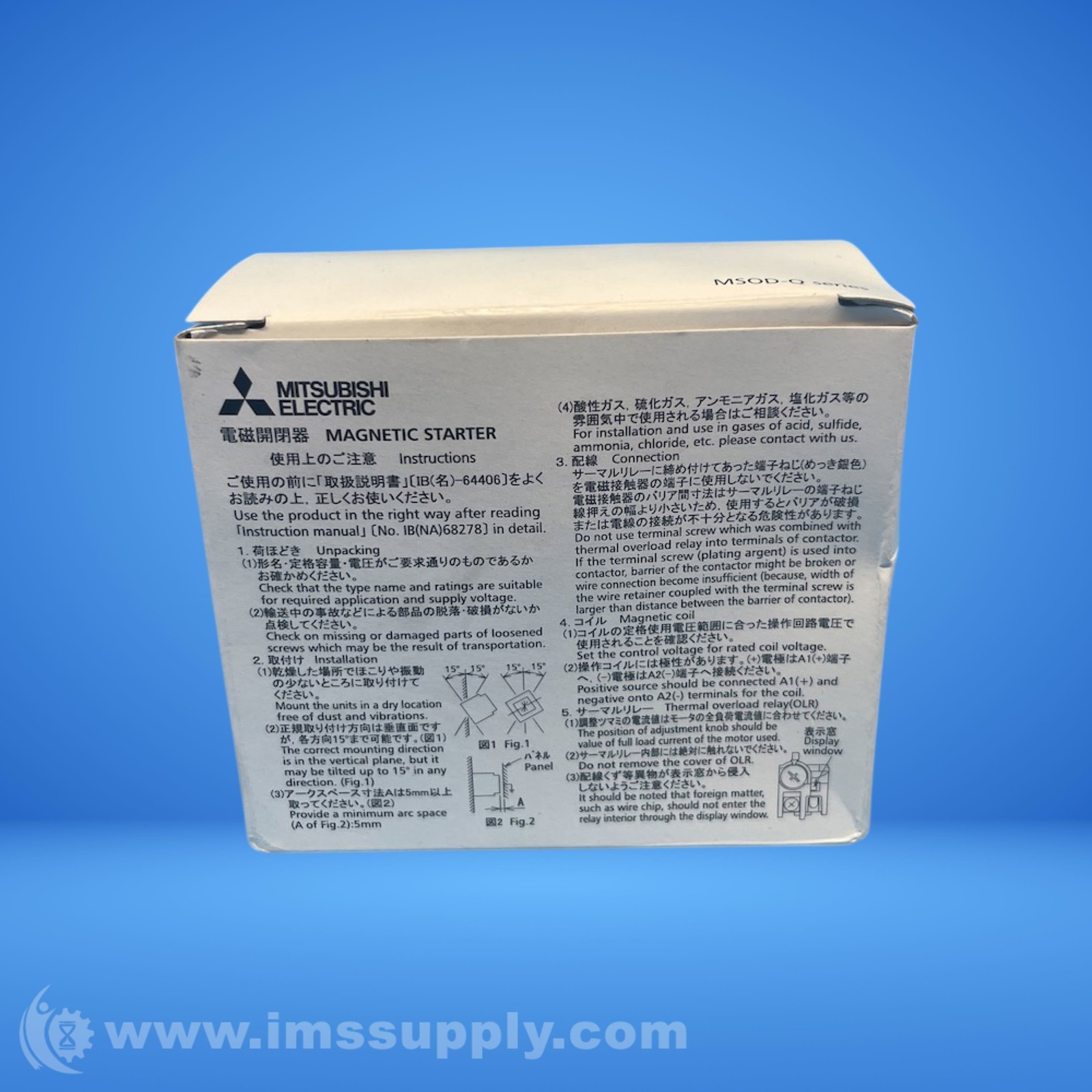 Mitsubishi Electric MSOD-Q12-BCKP Magnetic Starter FNFP