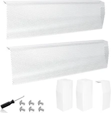 Retractable Baseboard Heater Cover 2FT-4FT Galvanized