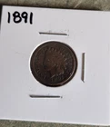 1891 Indian Head Cent Penny
