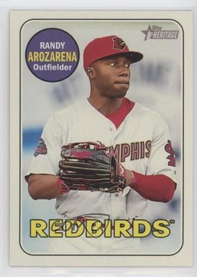 2018 Topps Heritage Minor League Edition Randy Arozarena #67 0p1n