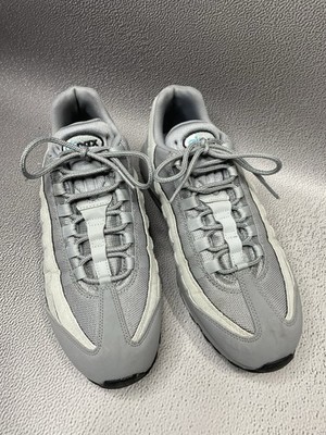 Nike Herren Air Max 95 Particle Grey/Black-Blue Fury CV1635 001 Größe US 9,5