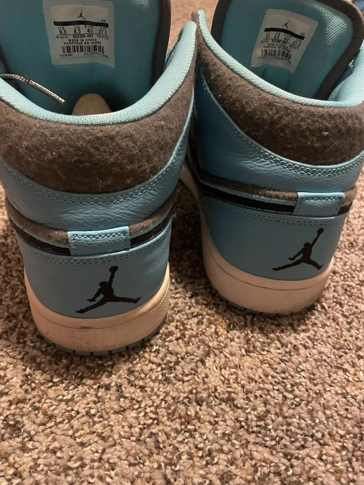 Talla 9.5 - Air Jordan 1 Mid Gamma Azul Foto 4 de 4