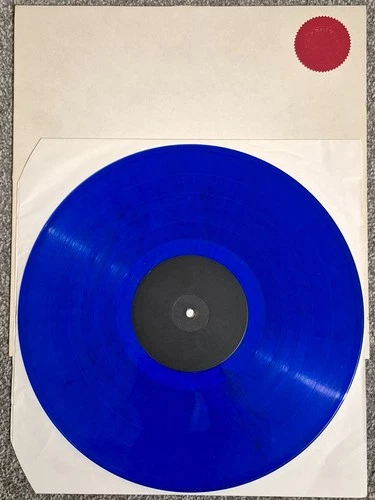 Prince Black Album LP Super Rare Blue Vinyl / White Cover Version