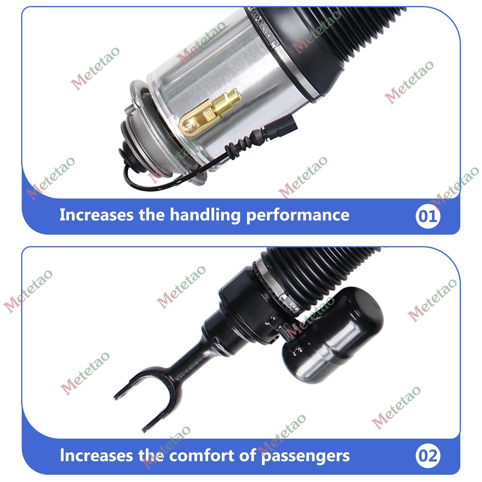 Bentley Continental GT 2004-2018 Front Right Air suspension struts Set