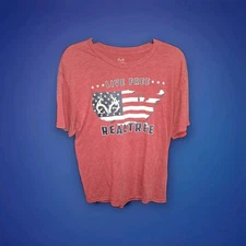Realtree Men's Large Red Short Sleeve T-Shirt 