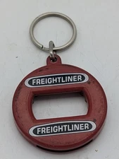Vtg. Freightliner Trucks Bev Key - Key Chain / Bottle Opener - Rare Solid Metal