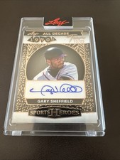 Gary Sheffield 2025 Leaf Sports Heroes All Decade Team 90’s Bronze /25