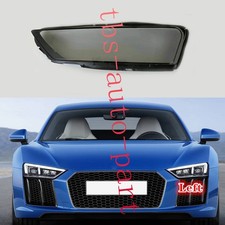 Left Side Headlight Lens Cover+Sealant Glue Fit For Audi R8 2017-2023