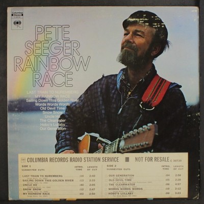 PETE SEEGER: rainbow race COLUMBIA 12'' LP 33 RPM