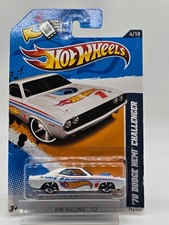 Hot Wheels HW Racing '12 1970 Dodge Hemi Challenger White 1:64 MOPAR