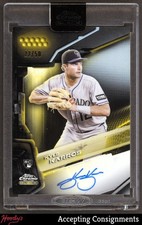2026 Topps Chrome Black Gold Refractor Kyle Karros RC ROOKIE AUTO ROCKIES 22/50