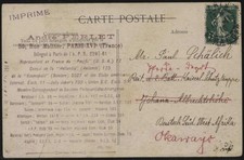 P) DSWA, AK Paris n. Johann-Albrechtsh&ouml;he, weiterlei. Okawajo Pferde-Depot (D000
