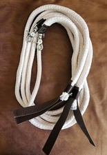 Flat Braided Riding Reins With Poppers