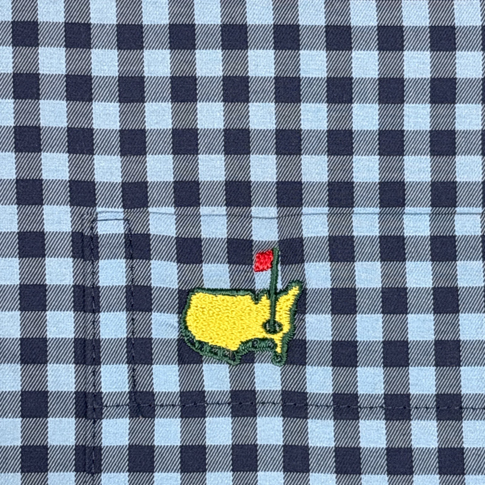 Masters Peter Millar Button Down Men's Medium Blu… - image 6