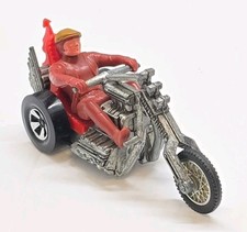 Hot Wheels Rrrumblers 1972 Torque Chop Trike W Tan Cap Rider And Motorcycle Hot Wheels Rrrumblers 1972 Torque Chop Trike W Tan Cap Rider And Motorcycle