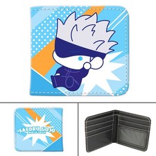 Jujutsu Kaisen Gojo Satoru Cosplay Purse Cute Card Case Wallet Notecase Bag Gift