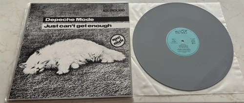 Depeche Mode Just Can't Get Enough 12" Vinyl Rare Grey Colored Record Germany
