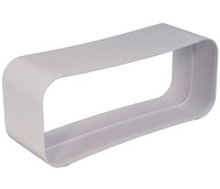 Flachkanal 222X89Mm Verbindungsmuffe Abluft Verbinder Muffe LüFtungsrohr KüChe