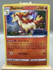 Rapidash Pokemon Silver Tempest SWSH270 Prerelease Black Star Promo NM on eBay