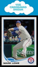 Mark Lowe 2013 Topps #57 Texas Rangers Baseball Card